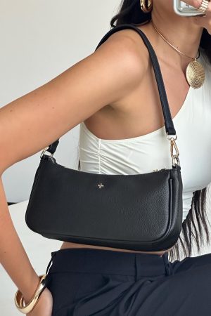 Peta & Jain Piper Bag Black Pebble