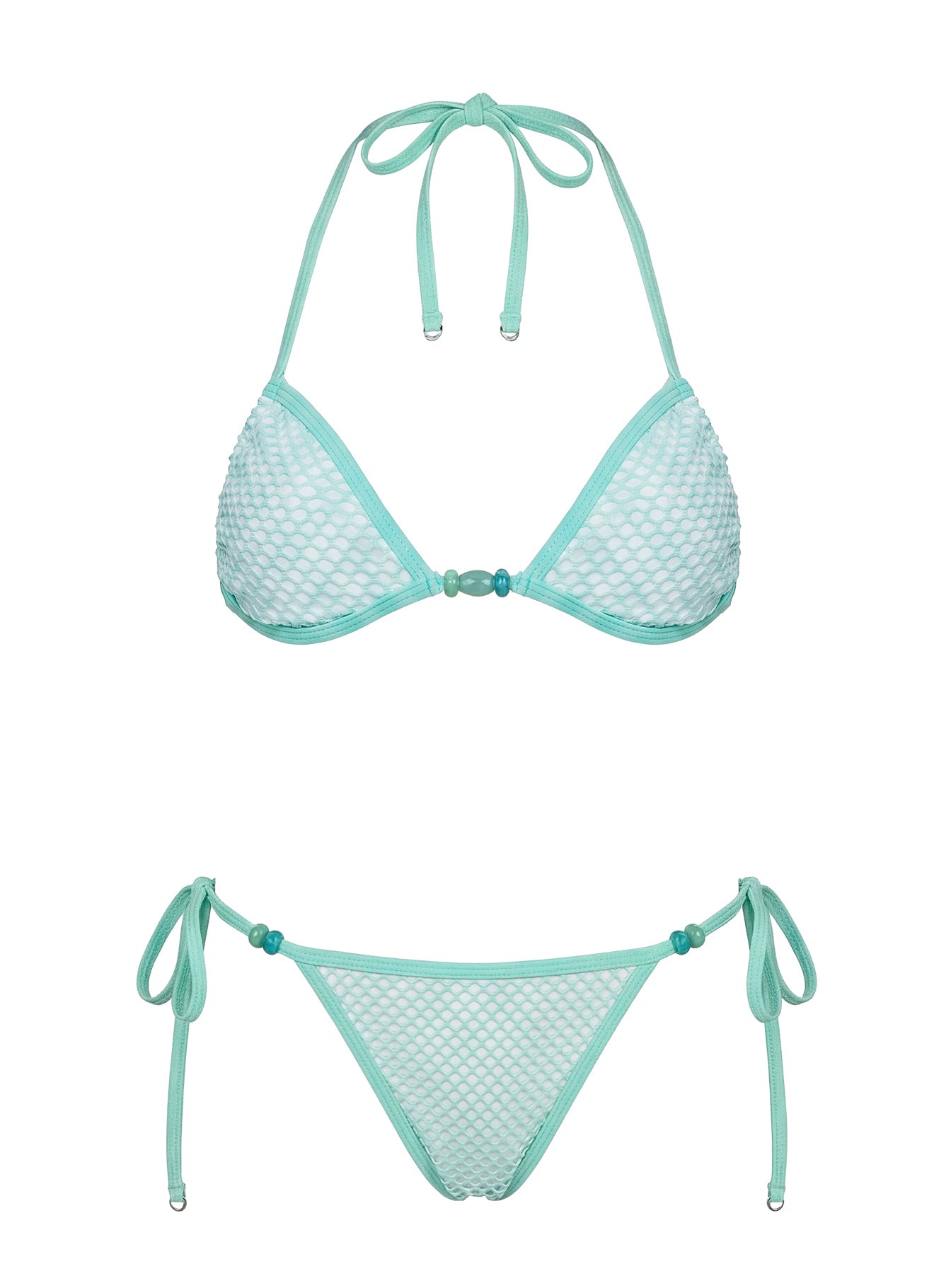 Beasley Tie Side Bikini Bottoms Green - Image 5