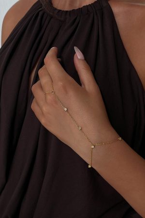 Raynna Hand Chain Gold