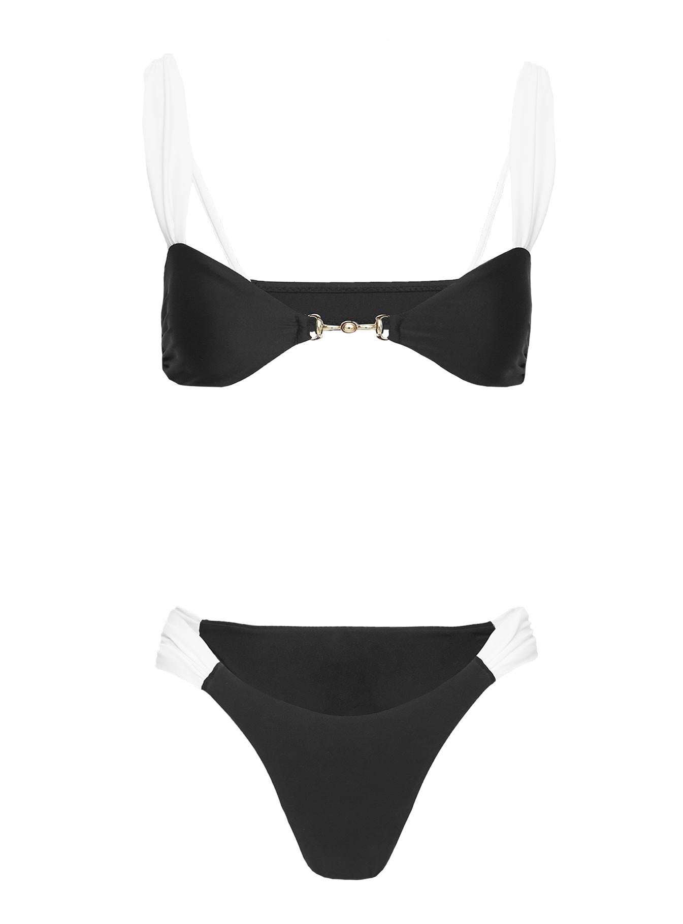 Siamese Bikini Top Black / White - Image 5