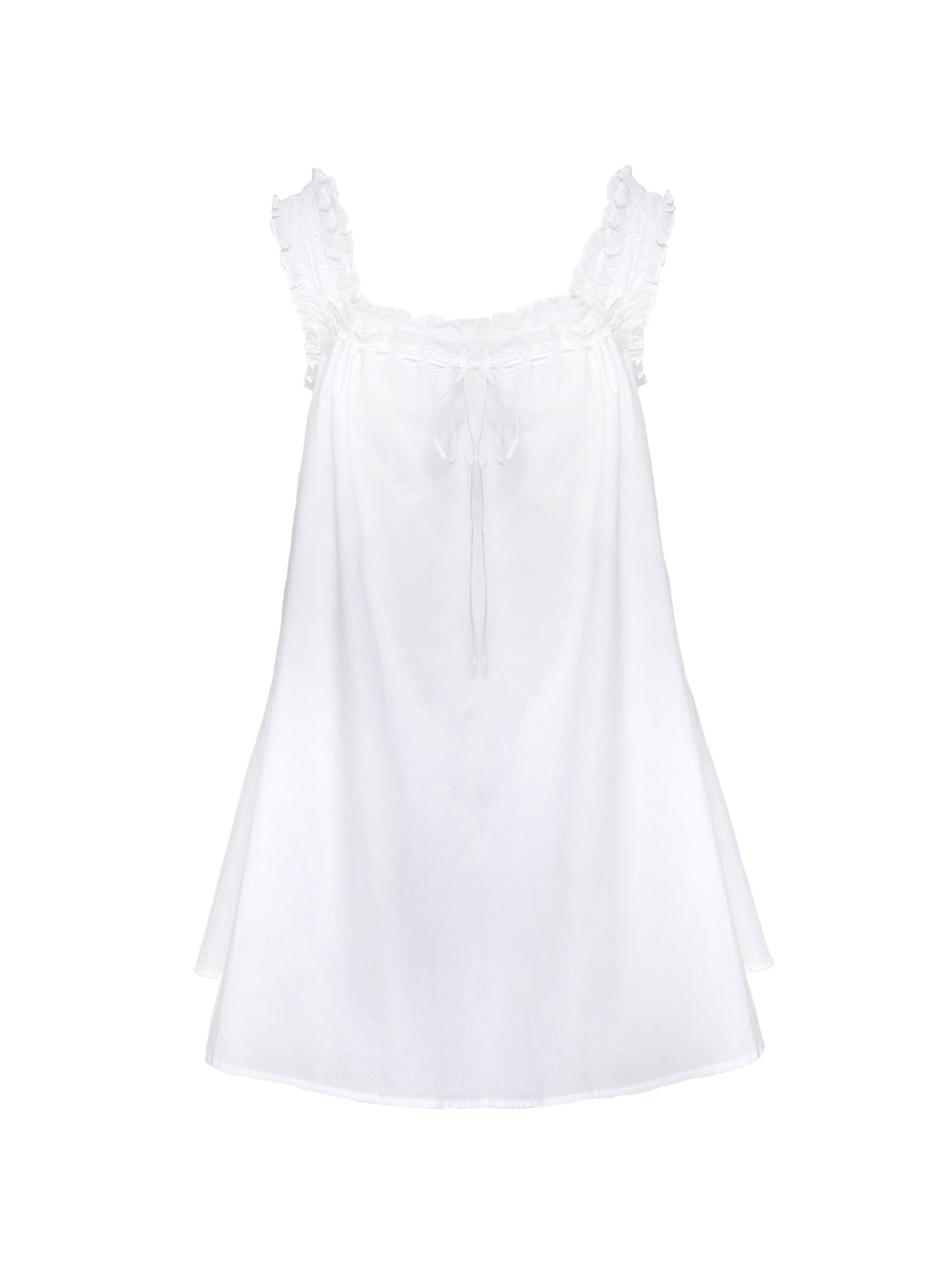 Swing Mini Dress White Petite - Image 9