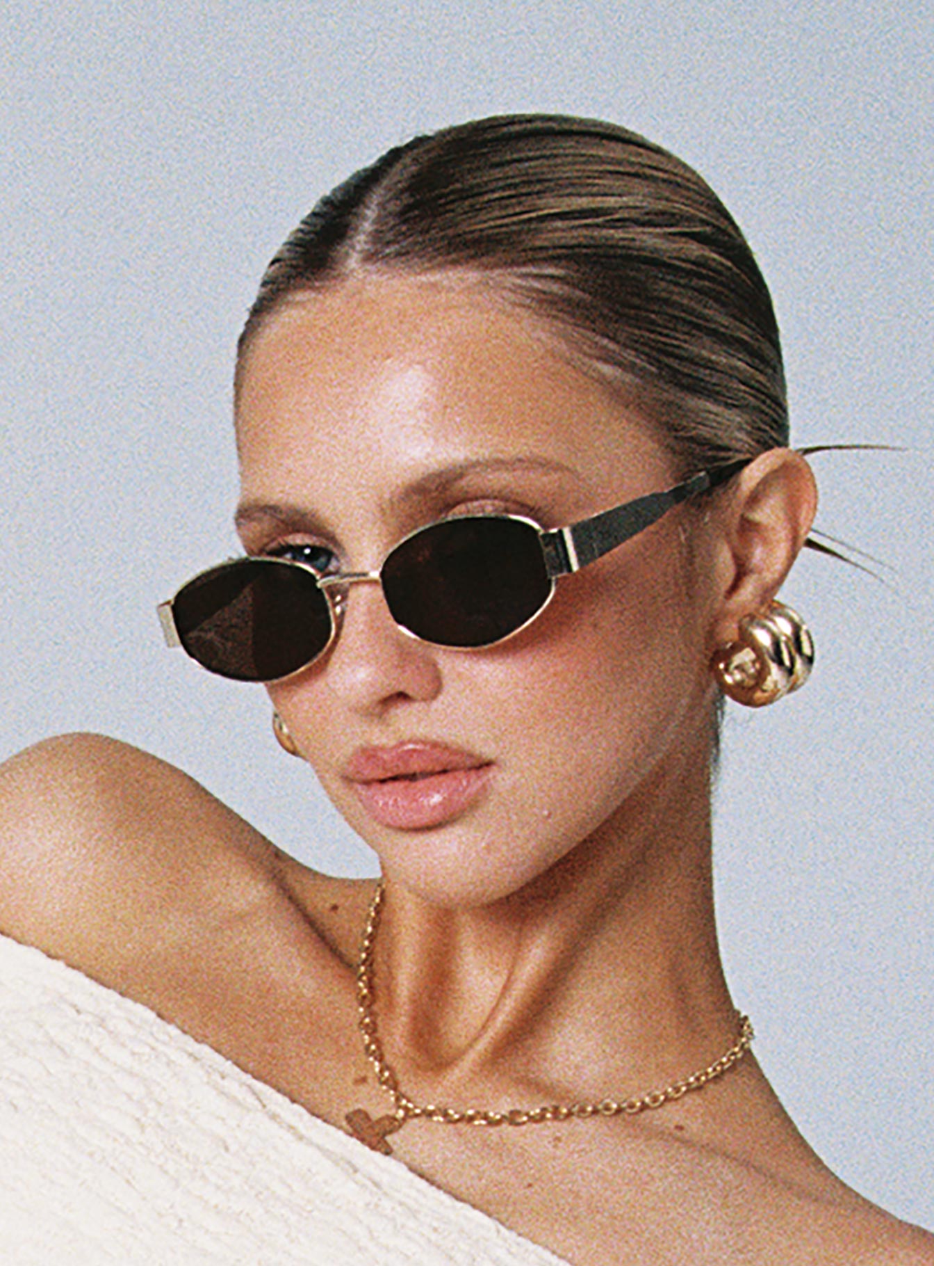 Since New York Sunglasses Gold / Brown - Image 4