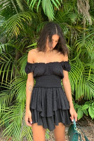 The Love Galore Romper Black