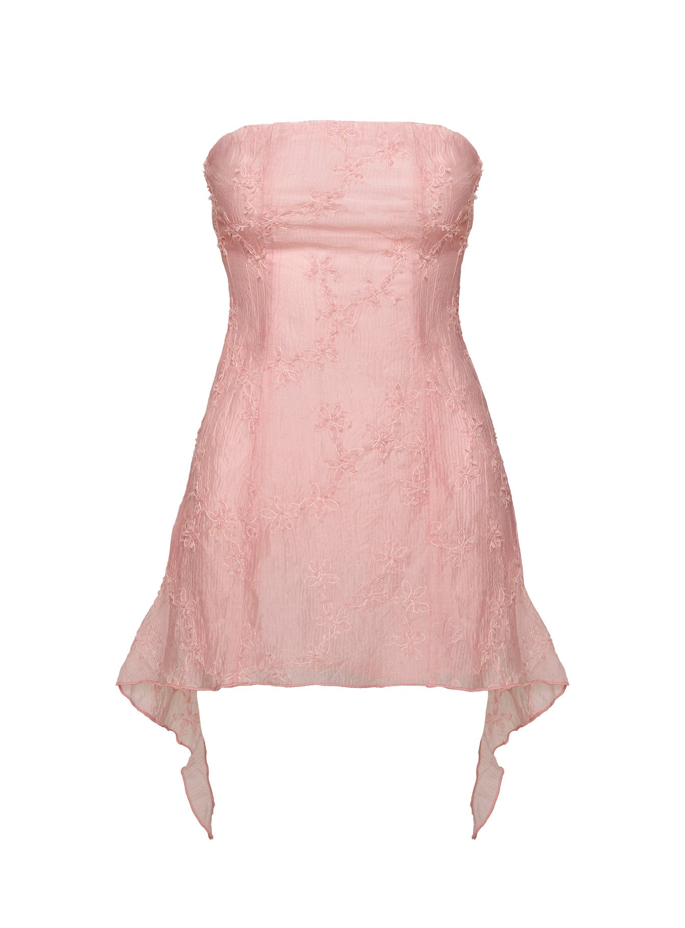 Tomika Strapless Mini Dress Pink Petite - Image 11