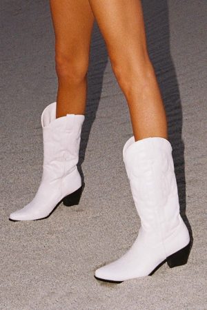 Therapy Clayton Boots White