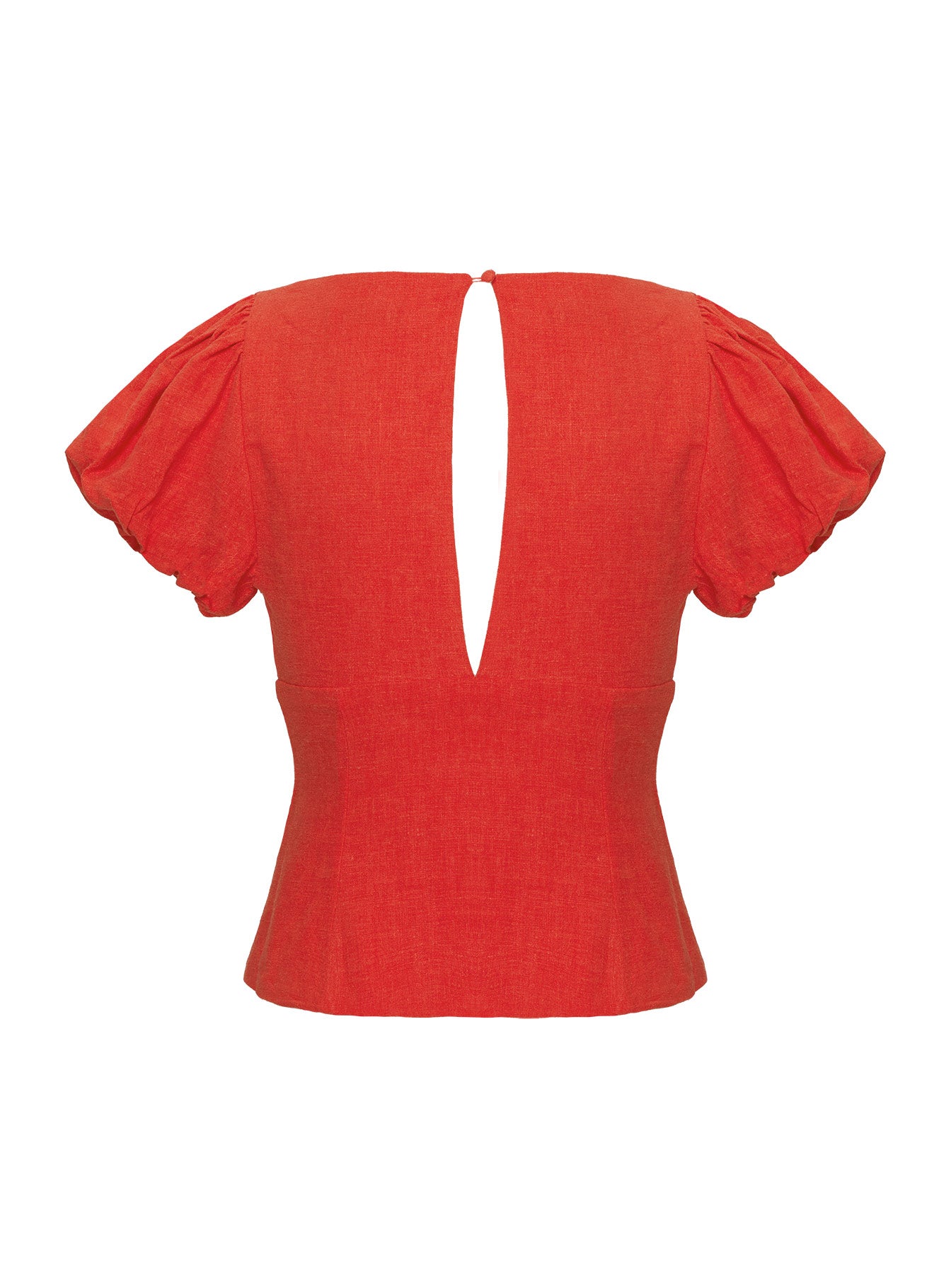 Wilhelmina Blouse Top Red - Image 7