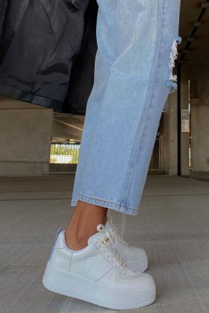 Windsor Smith White Racerr Sneakers