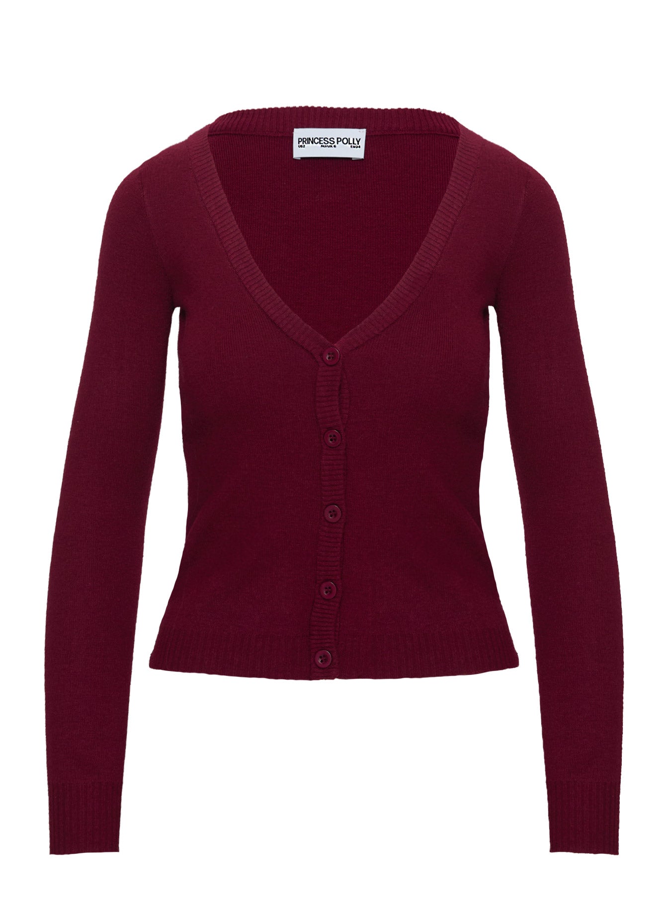 York Cardigan Cherry Red - Image 4