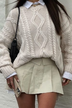 Anaya Oversized Sweater Beige