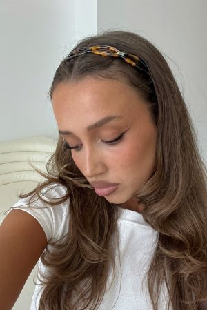 Slow Dance Headband Dark Tort